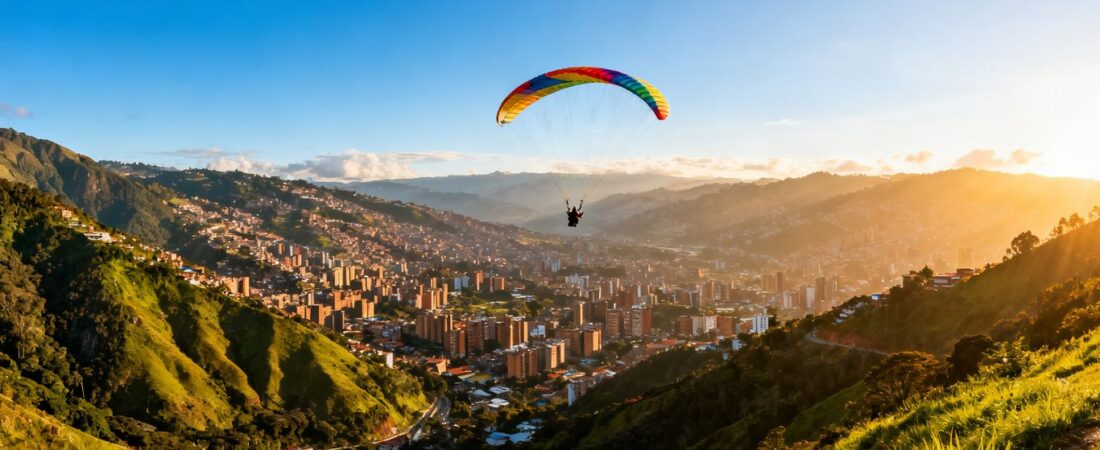 Experience the Thrill: Paragliding Over Medellin’s San Felix