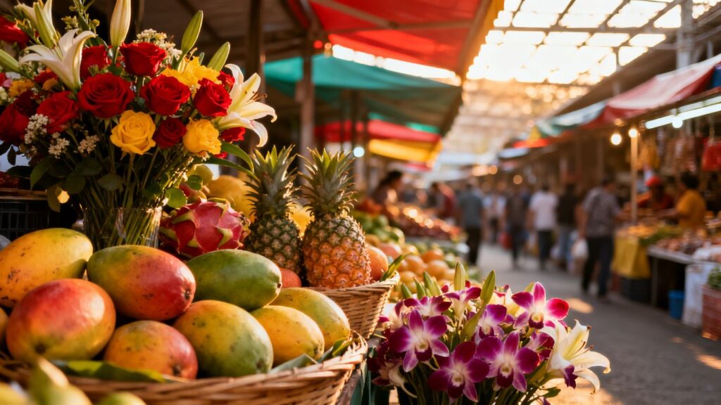 A guide to the Placita de Flórez flower and fruit market