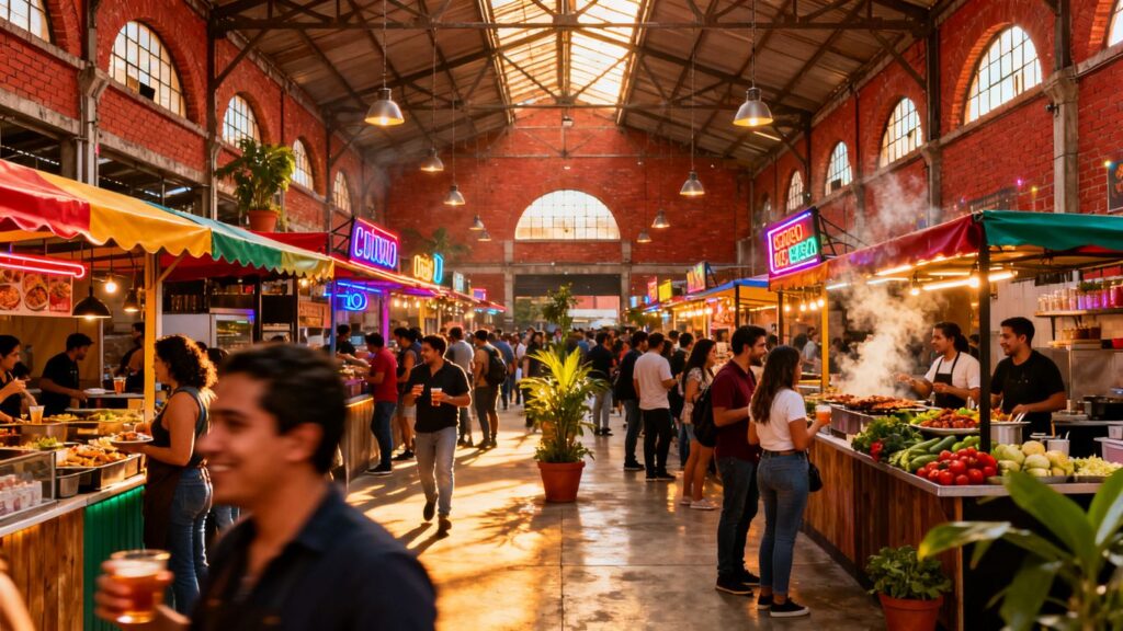 A complete guide to the Mercado del Rio gourmet food hall in Medellín