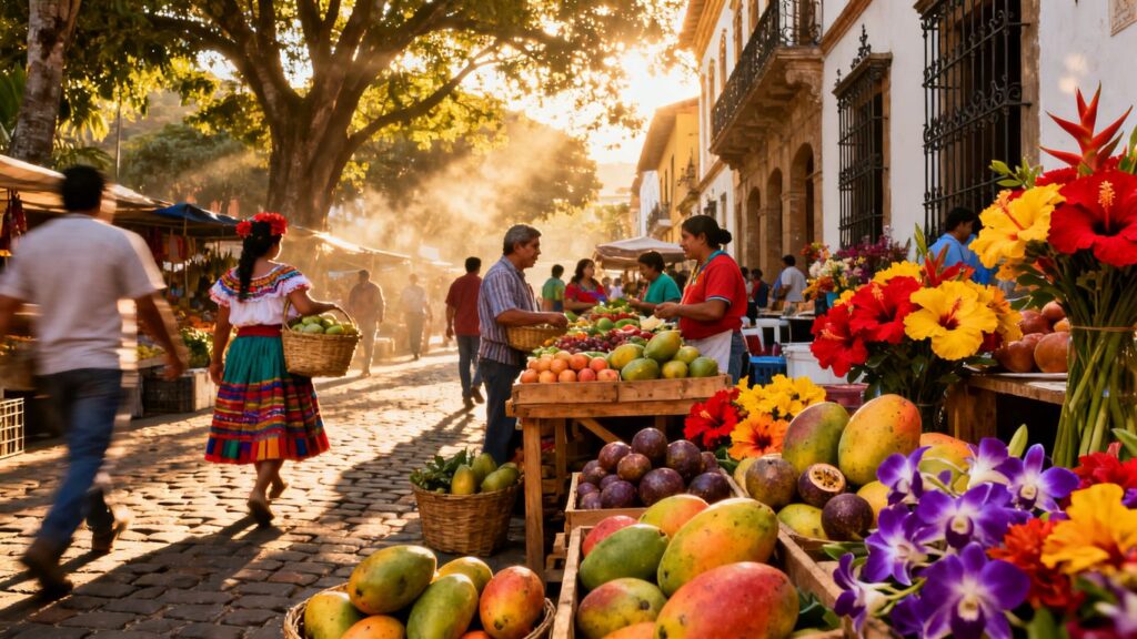 A visitor guide to the Placita de florez flower and fruit market