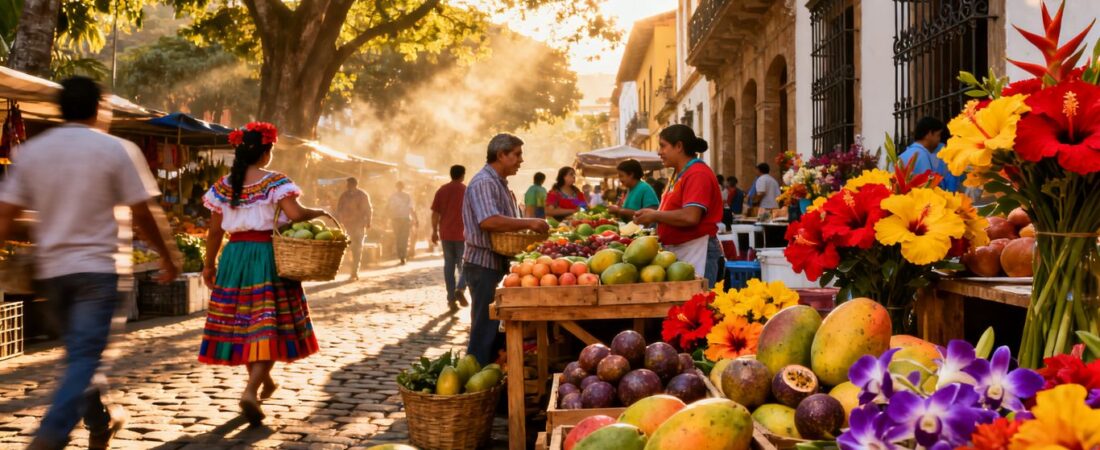 A visitor guide to the Placita de florez flower and fruit market