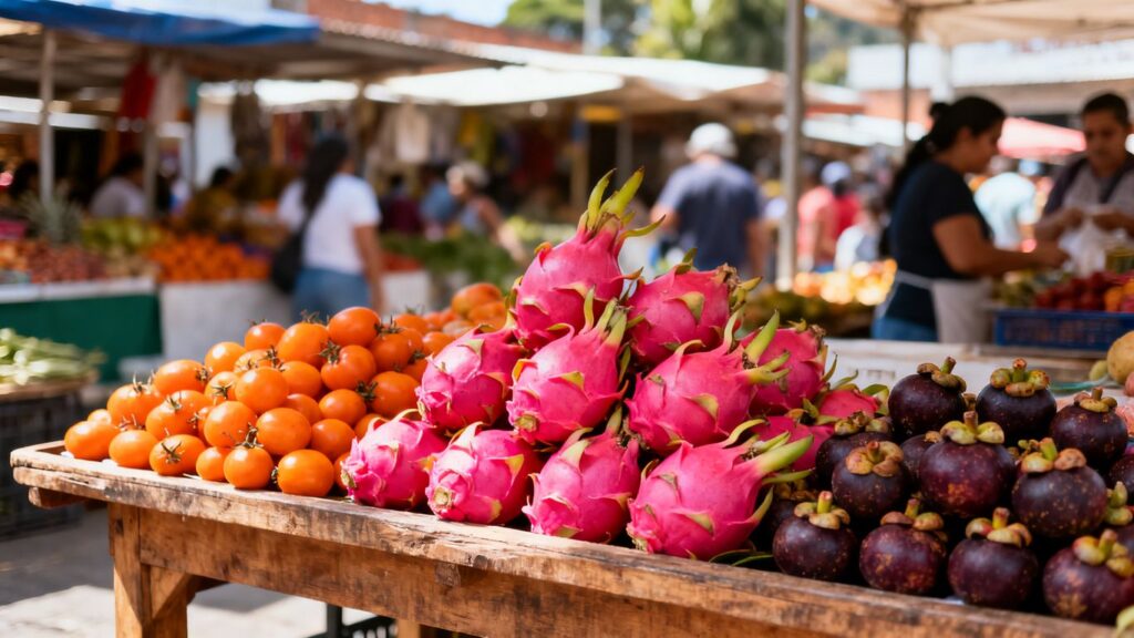 How to take a local exotic fruit tour at Minorista Market