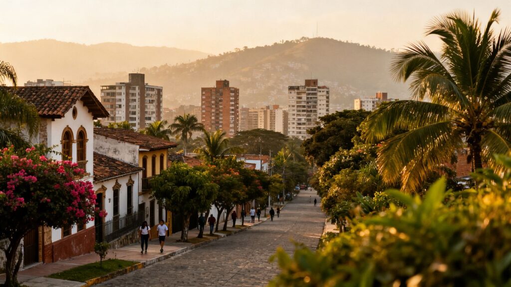 What are the quiet residential neighborhoods in Medellín?