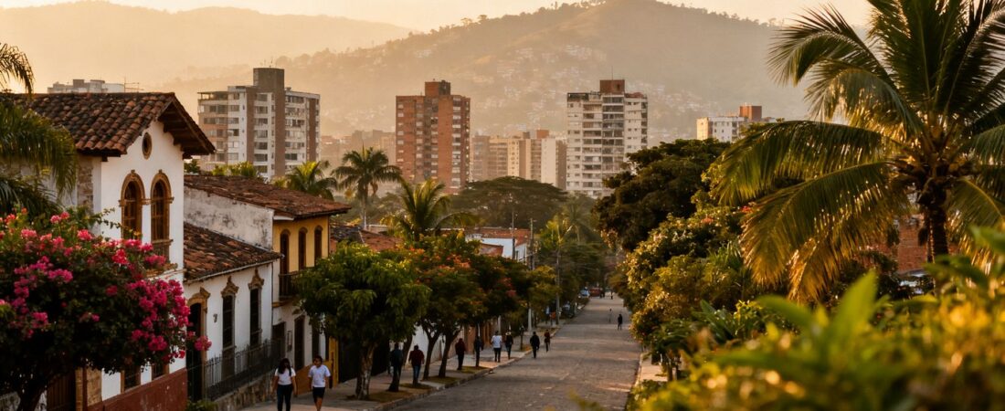 What are the quiet residential neighborhoods in Medellín?
