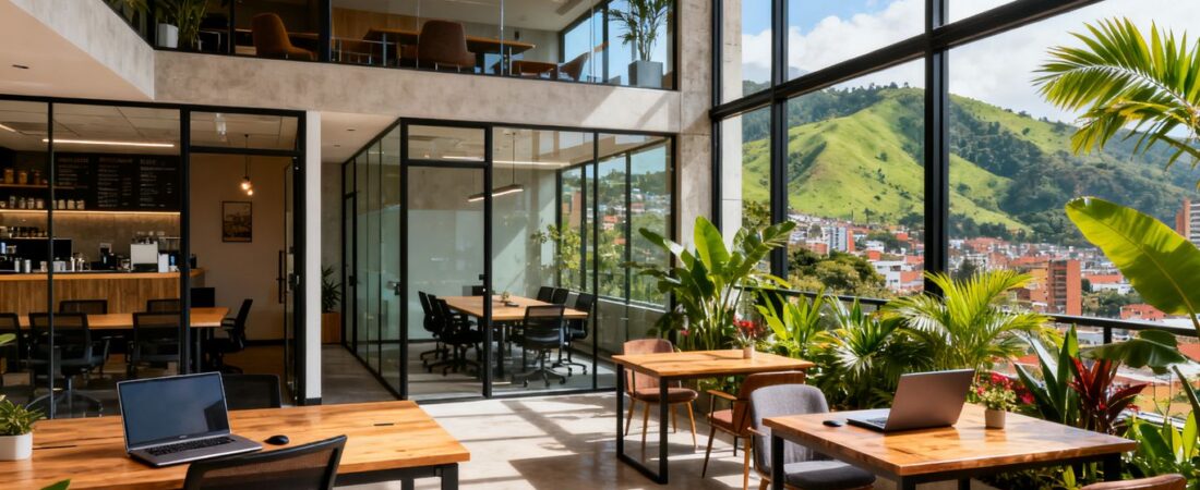 What are the 10 best coworking spaces in El Poblado?