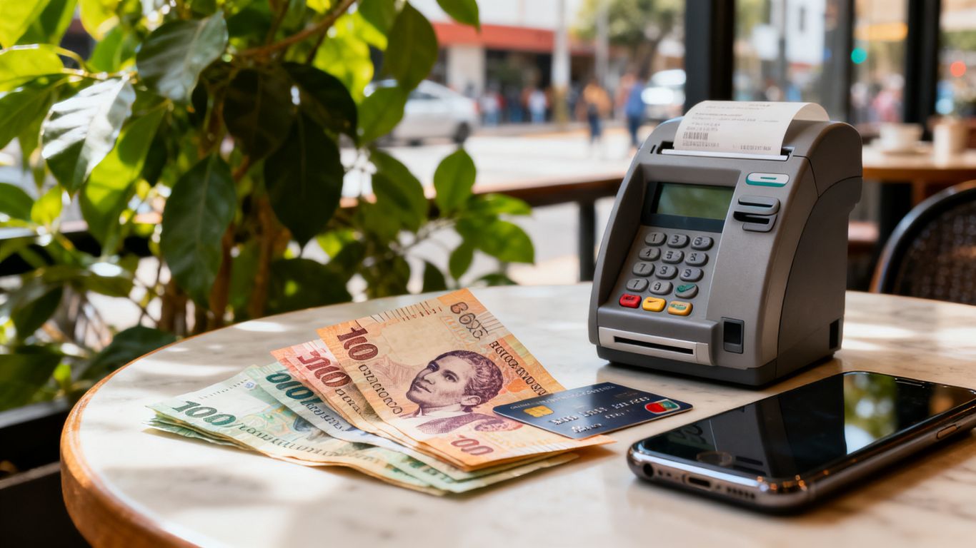 What should travelers know about currency exchange and using ATMs in Medellín?