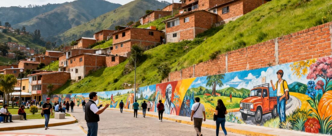 What can you expect from a barrio transformation tour in Comuna 4 Medellin?