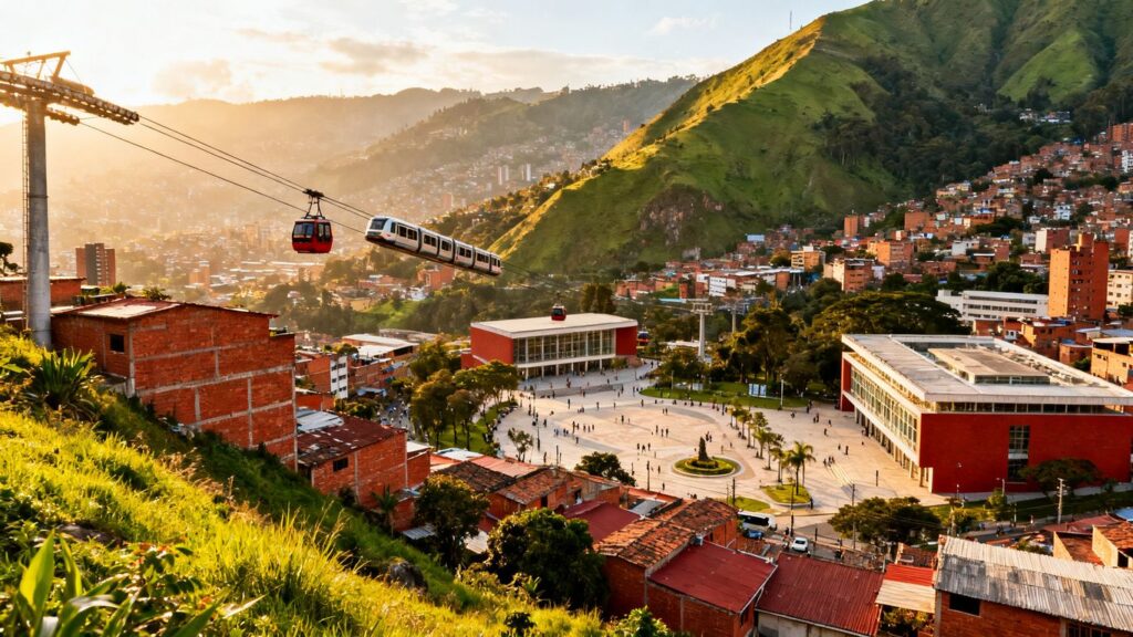 What is the history of Medellín’s urban transformation?