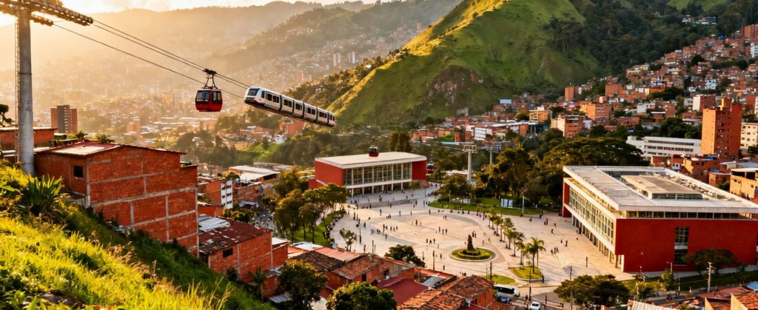 What is the history of Medellín’s urban transformation?
