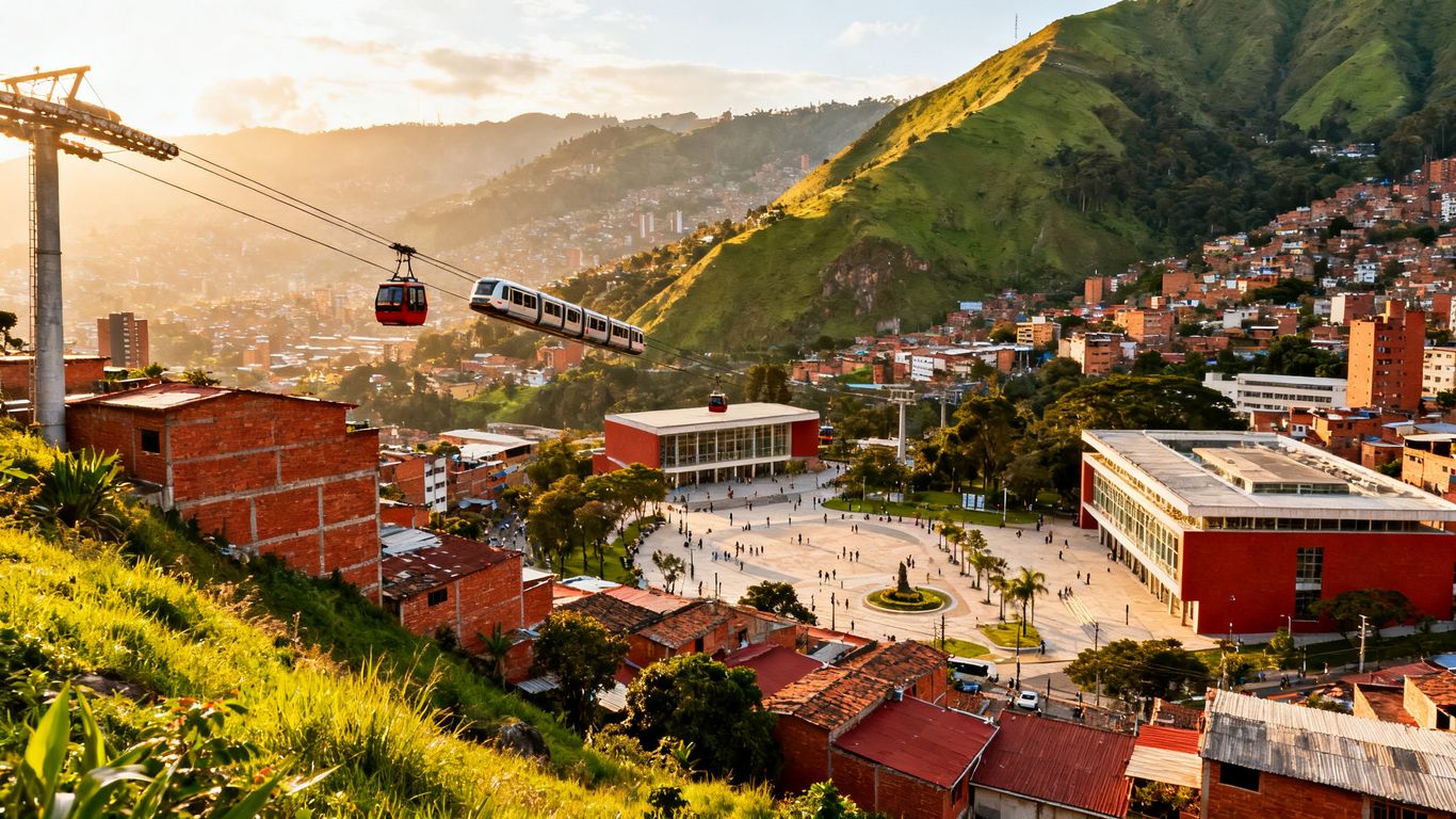 What is the history of Medellín’s urban transformation?
