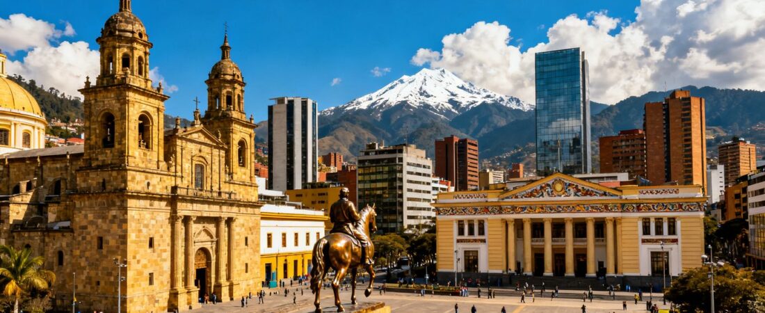What are the architectural highlights of downtown Medellín?
