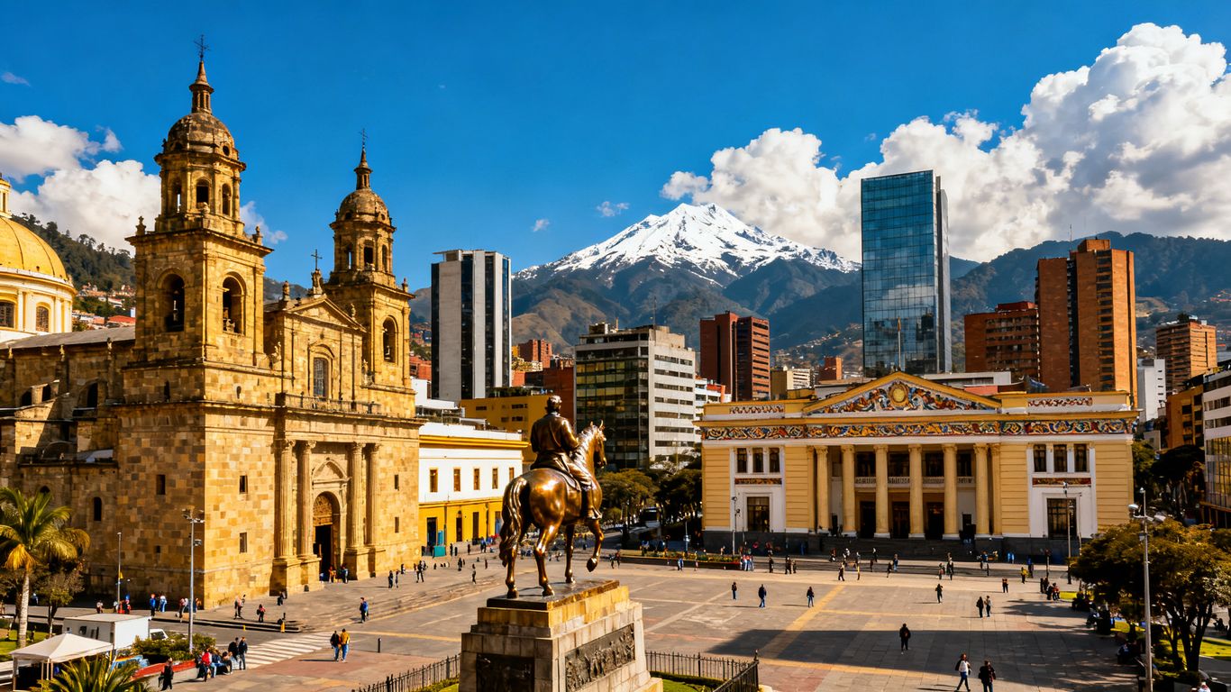 What are the architectural highlights of downtown Medellín?